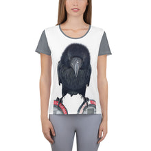 Load image into Gallery viewer, 'One Hour Max' Women's Athletic T-shirt (Grey Trim)