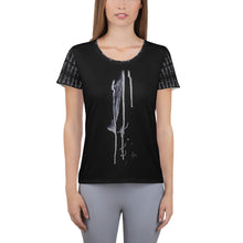 Load image into Gallery viewer, 'Sword and Feather' Women's Athletic T-shirt