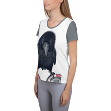 Load image into Gallery viewer, 'One Hour Max' Women's Athletic T-shirt (Grey Trim)