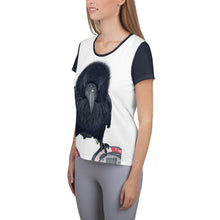 Load image into Gallery viewer, 'One Hour Max' Women's Athletic T-shirt (Black Trim)