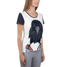 Load image into Gallery viewer, 'One Hour Max' Women's Athletic T-shirt (Black Trim)