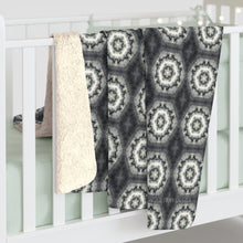 Load image into Gallery viewer, 'Silver Light' Sherpa Fleece Blanket
