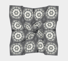 Load image into Gallery viewer, 'Silver Light II' Silk Square Scarf
