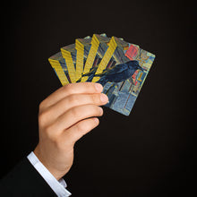 Load image into Gallery viewer, 'Gold Range Raven' Poker Cards