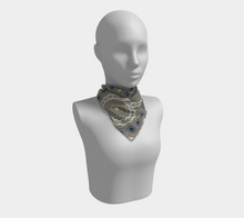 Load image into Gallery viewer, 'Conspiracy' Silk Square Scarf