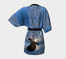 Load image into Gallery viewer, 'PhotoBomb' Peachskin Kimono Robe