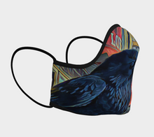 Load image into Gallery viewer, "Gold Range Raven" Face Covering