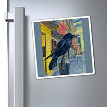 Load image into Gallery viewer, 'Gold Range Raven' Magnet