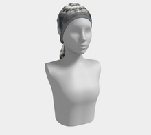 Load image into Gallery viewer, 'Silver Light' pattern Silk Long Scarf