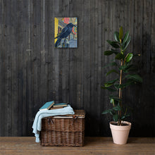Load image into Gallery viewer, 'Gold Range Raven' Canvas Print