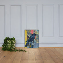 Load image into Gallery viewer, 'Gold Range Raven' Canvas Print