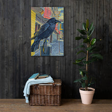Load image into Gallery viewer, 'Gold Range Raven' Canvas Print