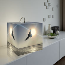 Load image into Gallery viewer, 'Morrigan's Dance' Cube Lamp