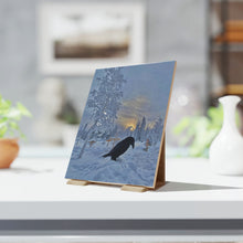 Load image into Gallery viewer, 'Paying Respects' Ceramic Art Tile