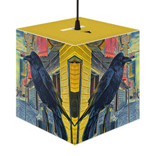 Load image into Gallery viewer, 'Gold Range Raven' Cube Lamp