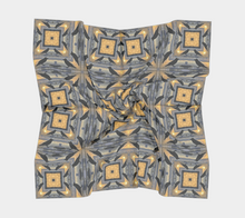 Load image into Gallery viewer, 'Fire & Ice 2' Silk Square Scarf