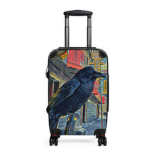 Load image into Gallery viewer, 'Gold Range Raven' Suitcase