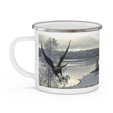 Load image into Gallery viewer, 'Silver Light' Enamel Camping Mug