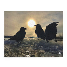 Load image into Gallery viewer, 'Ravens on Ice' Jigsaw Puzzle (120, 252, 500-Piece)