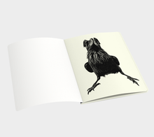 Load image into Gallery viewer, 'Land of Ravens, Gold & Diamonds' Notebook (Large)