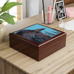 'Reflections in Blue' Jewelry Box