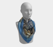 Load image into Gallery viewer, 'Winter Light' Silk Square Scarf