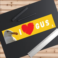 Load image into Gallery viewer, 'I Love Gus' Bumper Sticker (Yellow)