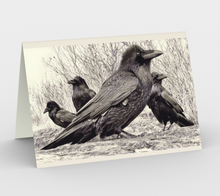 Load image into Gallery viewer, 'Four Ravens' Art Cards (Set of 3)