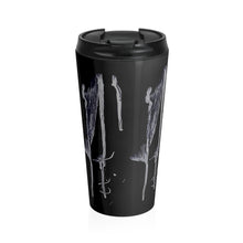 Load image into Gallery viewer, 'Sword and Feather' Stainless Steel Travel Mug
