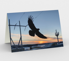 Load image into Gallery viewer, 'Sunset at the Powerplant' Art Cards (Set of 3)
