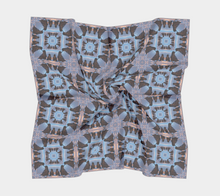 Load image into Gallery viewer, 'Family Gathering' Silk Square Scarf