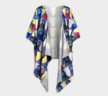 Load image into Gallery viewer, 'Warhol Ravens' Silk Draped Kimono