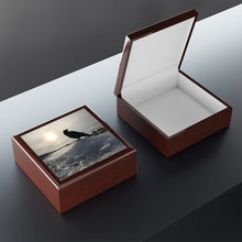 Load image into Gallery viewer, 'Land of Ravens, Gold and Diamonds' Jewelry Box