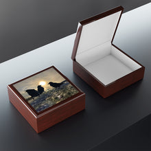 Load image into Gallery viewer, 'Ravens on Ice' Jewelry Box