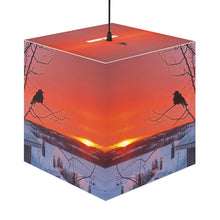 Load image into Gallery viewer, 'Sebastian at Dawn' Cube Lamp