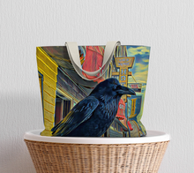 Load image into Gallery viewer, 'Gold Range Raven' Market Tote