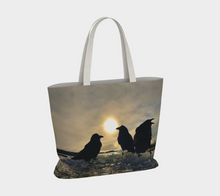Load image into Gallery viewer, 'Ravens on Ice' Market Tote