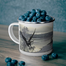 Load image into Gallery viewer, 'Silver Light' Enamel Camping Mug