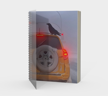 Load image into Gallery viewer, 'Ice Fog Taxi' Spiral Notebook (With Cover)