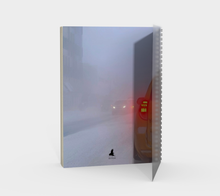 Load image into Gallery viewer, 'Ice Fog Taxi' Spiral Notebook (With Cover)
