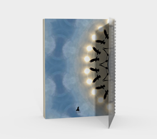 Load image into Gallery viewer, 'Planet Raven' Spiral Notebook (With Cover)