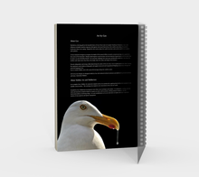 Load image into Gallery viewer, &#39;Sword and Feather&#39; Spiral Notebook (With Cover)
