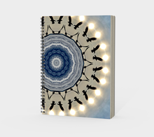 Load image into Gallery viewer, 'Planet Raven' Spiral Notebook (Without Cover)