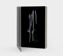 Load image into Gallery viewer, 'Sword and Feather' Spiral Notebook (With Cover)