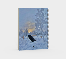 Load image into Gallery viewer, 'Paying Respects' Spiral Notebook (Without Cover)