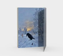 Load image into Gallery viewer, 'Paying Respects' Spiral Notebook (With Cover)