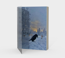 Load image into Gallery viewer, 'Paying Respects' Spiral Notebook (With Cover)