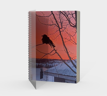 Load image into Gallery viewer, 'Sebastian at Dawn' Spiral Notebook (With Cover)