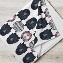 Load image into Gallery viewer, 'One Hour Max' Pattern Throw Blanket