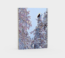 Load image into Gallery viewer, 'Trippy Trees' Spiral Notebook (Without Cover)